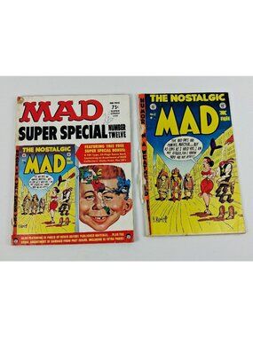 1973 Mad Super Special Number 12 w/ Bonus The Nostalgic Edition 2 Insert